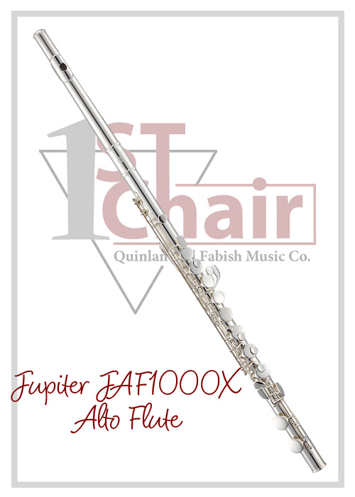 Jupiter Alto Flute model JAF1000x in silver finish