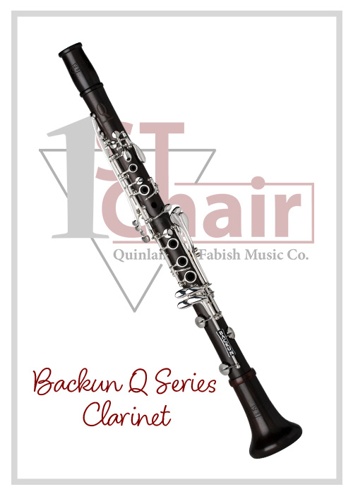 Backun Q series clarinet with silver keys