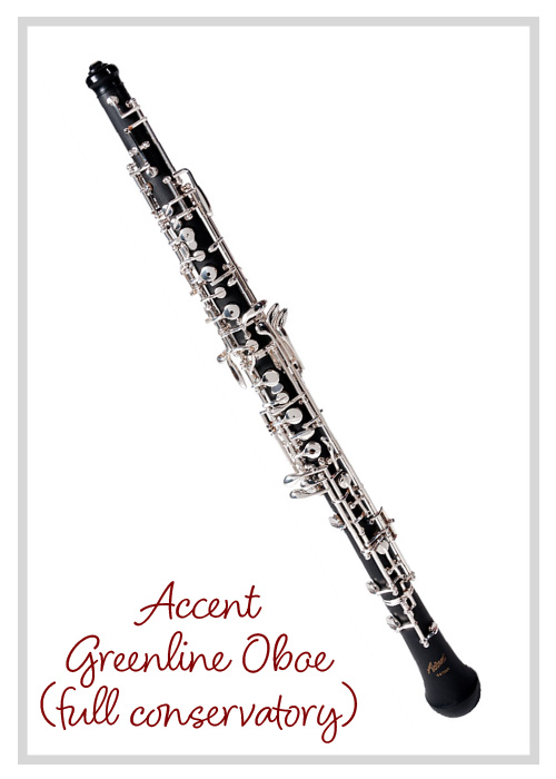 Accent greenline oboe model with full conservatory