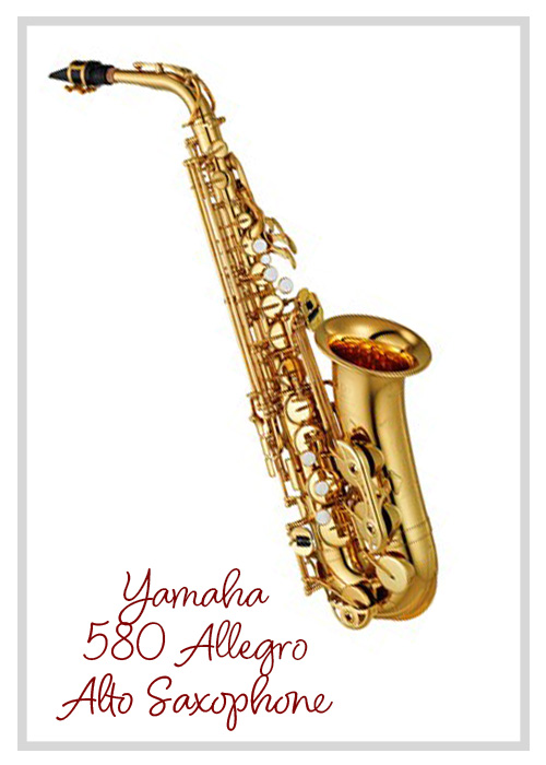 Yamaha Alto Saxophone model Allegro 580 in lacquer finish