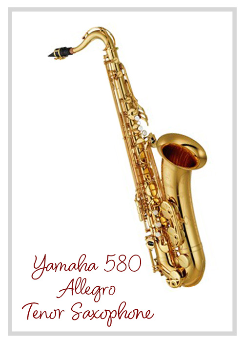 Yamaha Tenor Saxophone model 580 Allegro in lacquer finish
