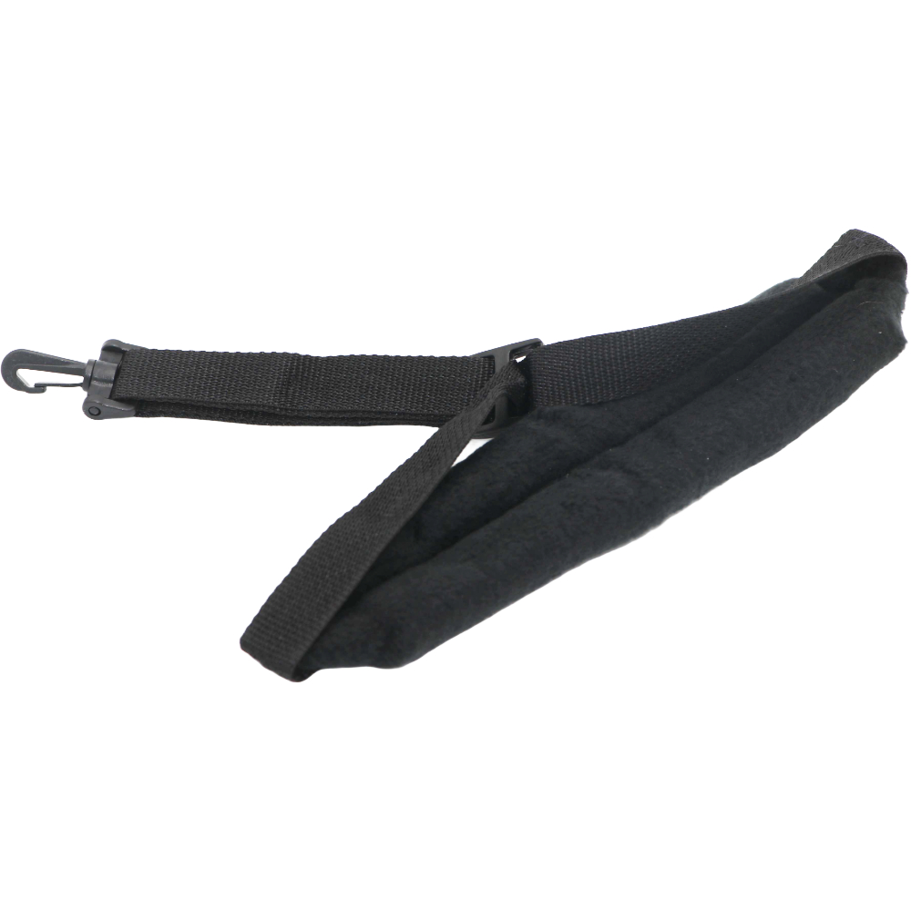 Black Q and F Saxophone Neckstrap