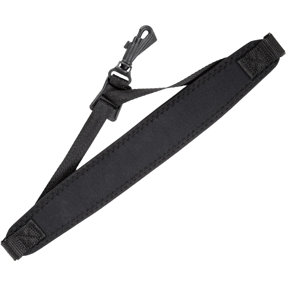Black Neotech Saxophone strap with swivel hook