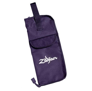 Black stick bag with white zildjian logo on pocket