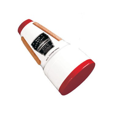 Red and white stonelined french horn straight mute