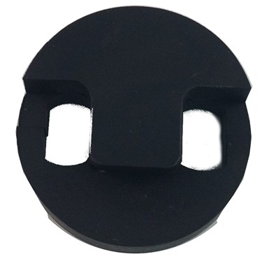 black rubber bass mute