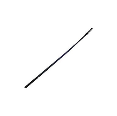 Black plastic flute cleaning rod