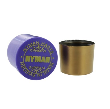 Blue plastic tub with Nyman bass rosin