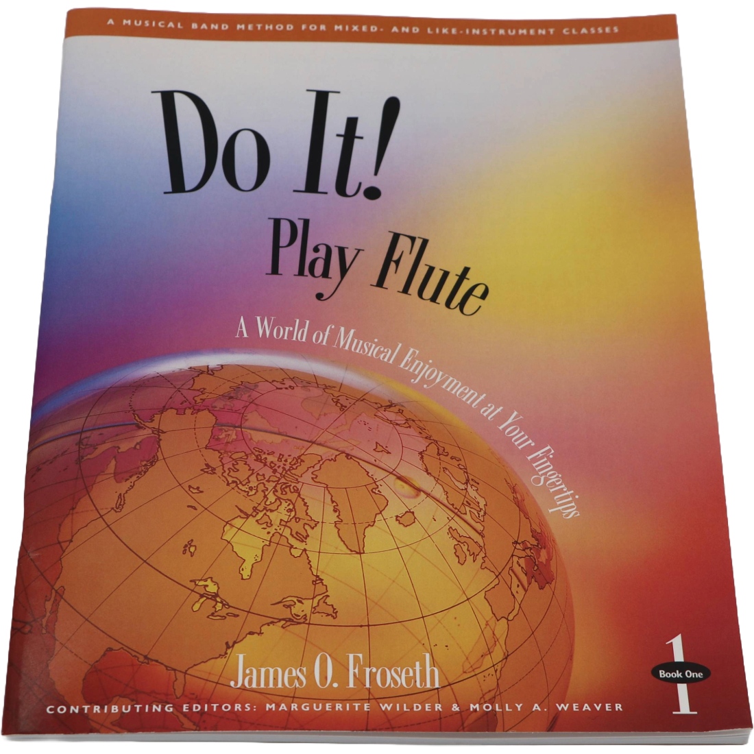 Multicolored GIA Music method book titled Do It! Play Flute