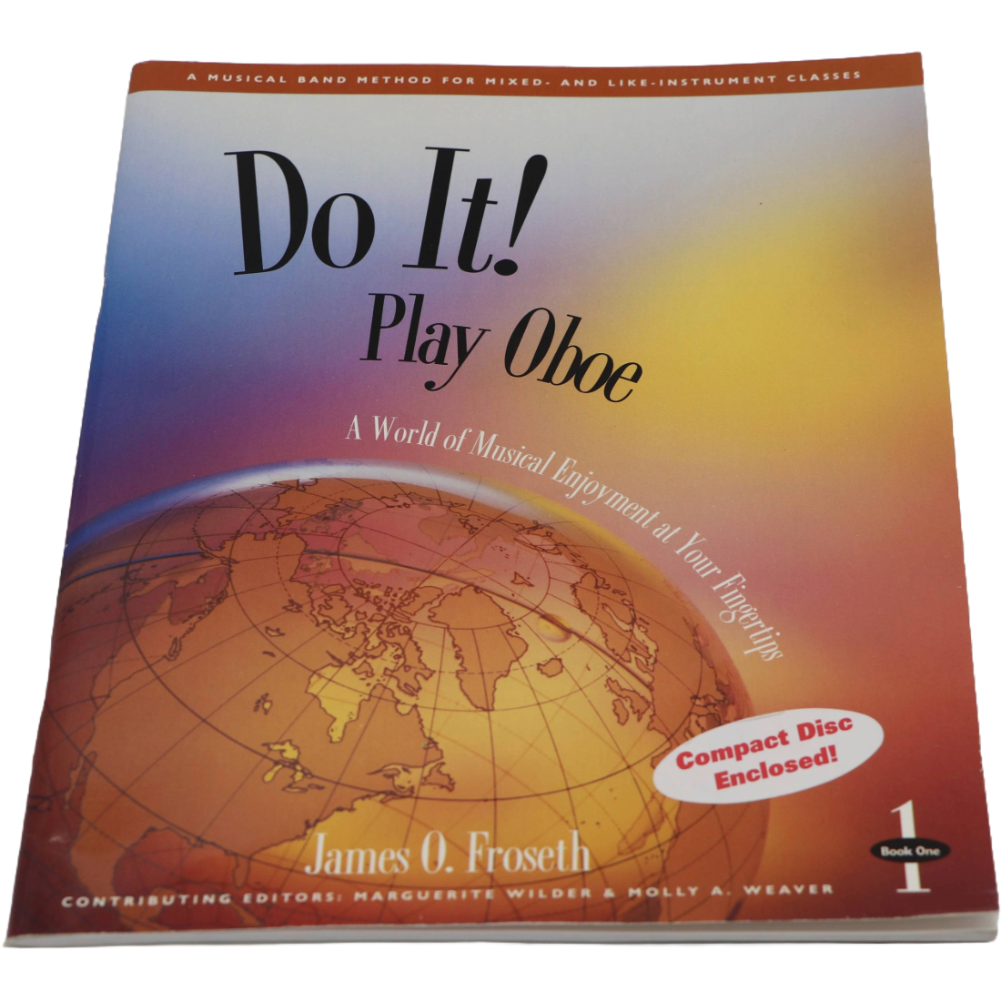 Multicolored GIA Music method book titled Do It! Play Oboe
