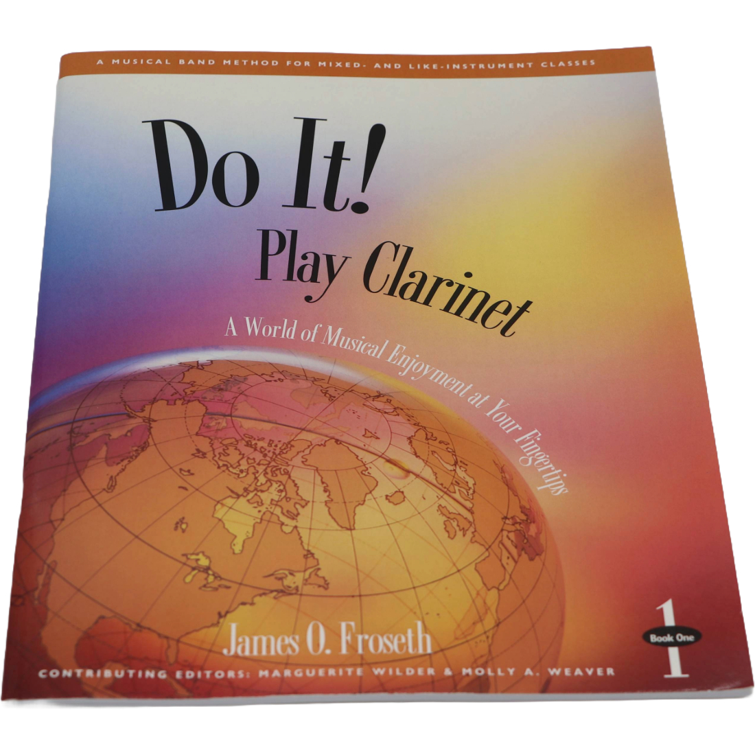 Multicolored GIA Music method book titled Do It! Play Clarinet
