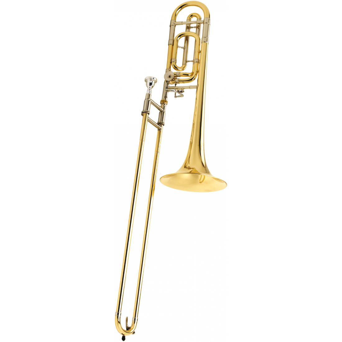 Yellow brass Courtois 420 series trombone with Hagmann valve system