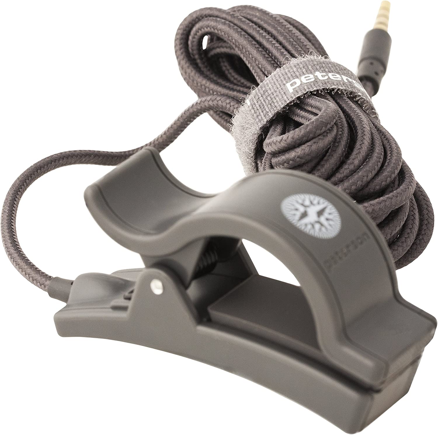 grey tuner pickup with headphone plug in