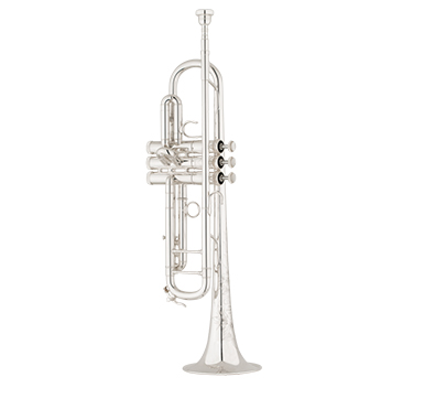 Silver finished Shires Model A Trumpet