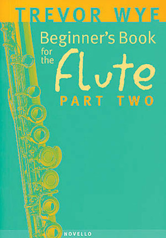 flute music. blue cover. yellow flute