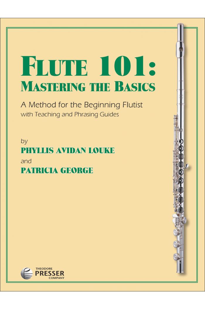 flute music. yellow cover. green letters