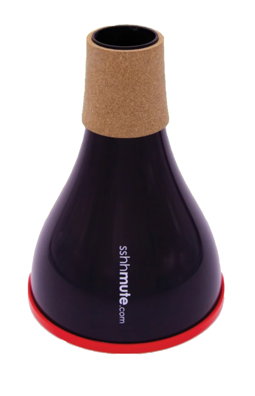 Black bass trombone mute