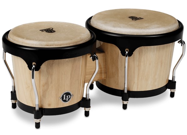 natural wood bongos