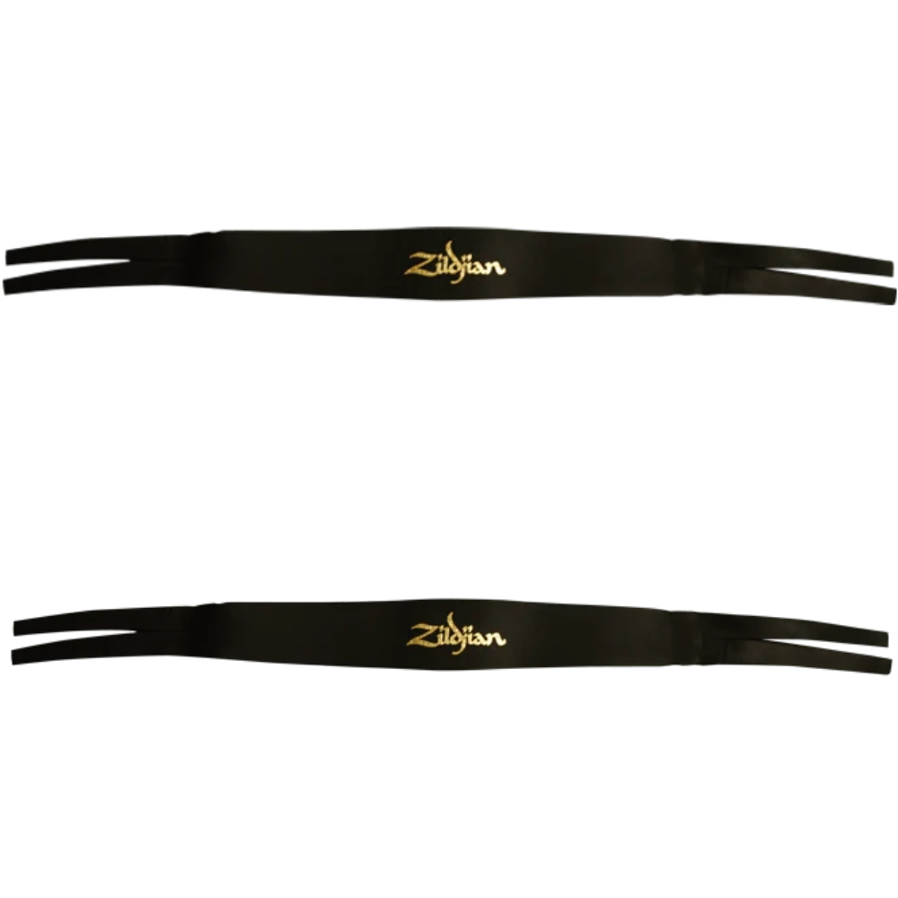 Black leather Zildjian Cymbal Straps