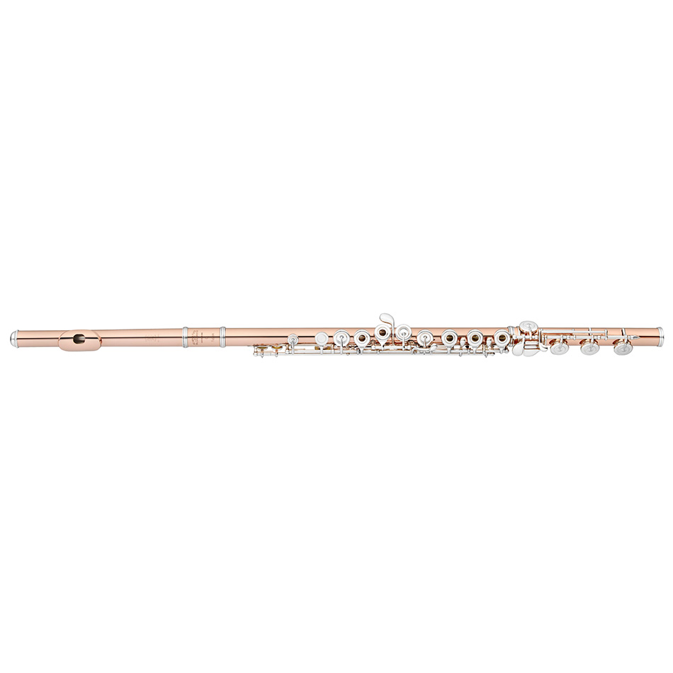 Gold and silver fusion QFUSION flute model by Wm S Haynes