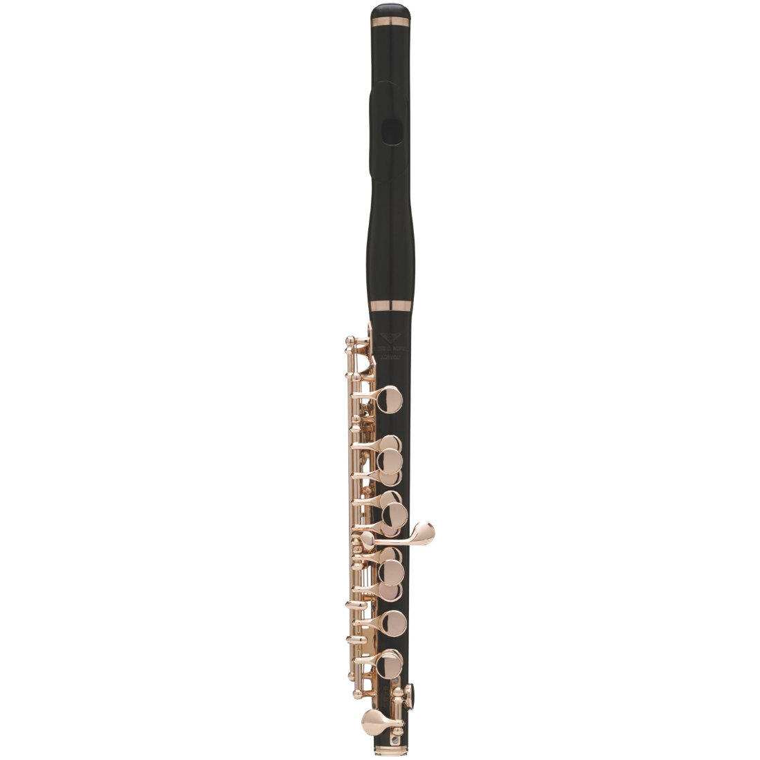 Black and white gold Powell custom piccolo