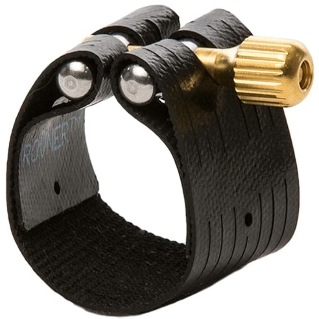 Black Rovner DARK ligature with gold adjuster