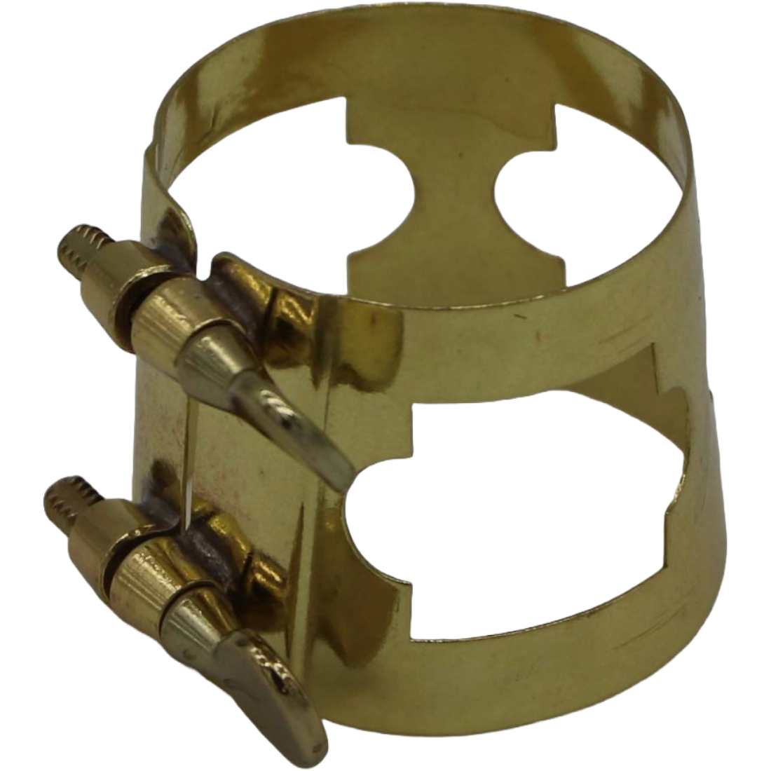 Gold plated Amplate Baritone Saxophone Ligature