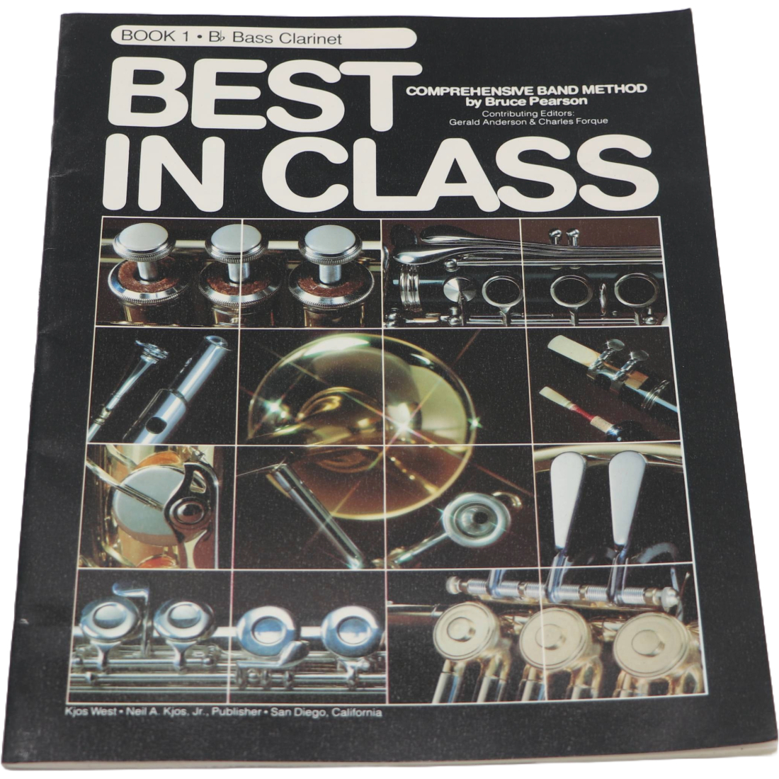 Black method book with multiple instruments on the cover entitled Best In Class