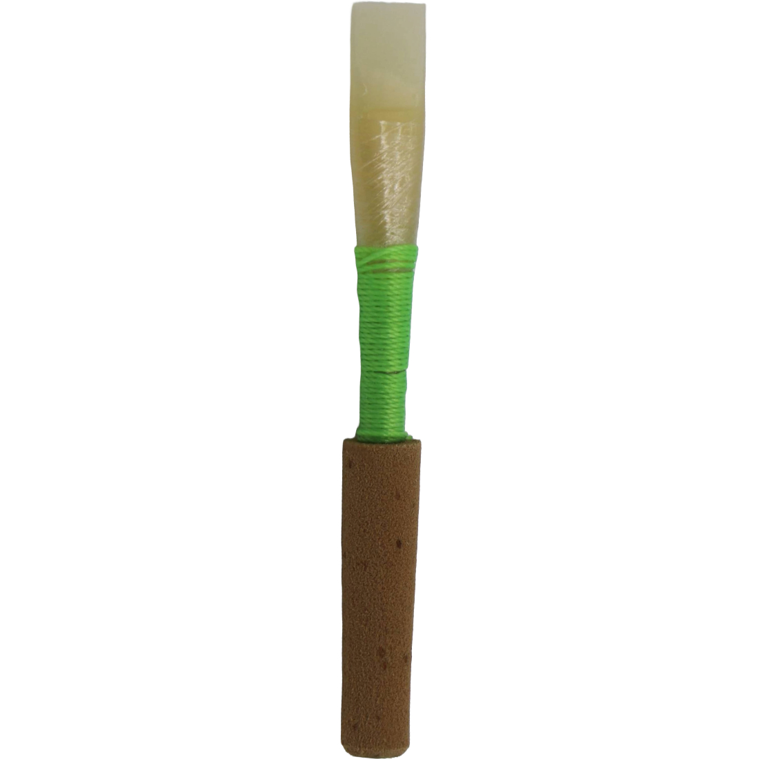 plastic oboe reed with green thread - Medium