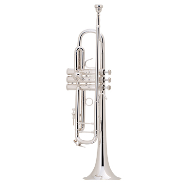 Silver finished Bach 180S37 Stradivarius Trumpet