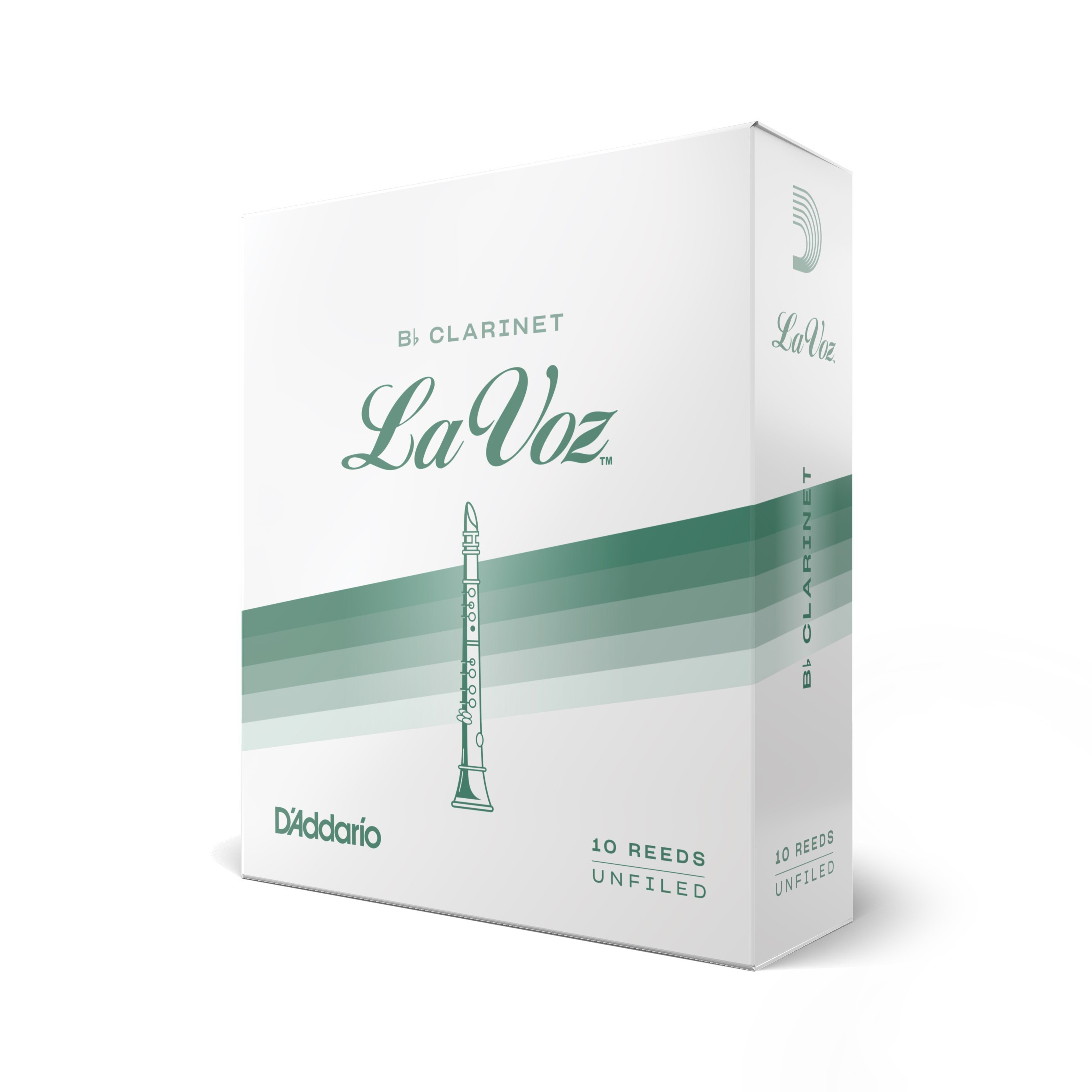 Box of Ten LaVoz B Flat Clarinet reeds