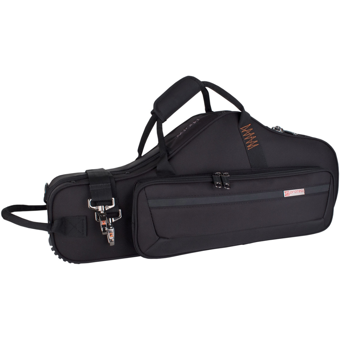 Black ProTec contoured alto saxophone case