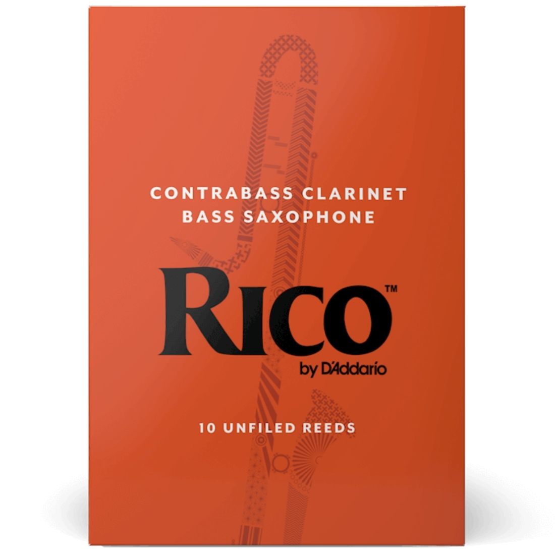 Red box of 10 RICO contrabass reeds