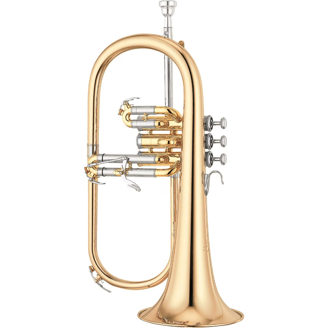 Brass Yamaha professional flugelhorn