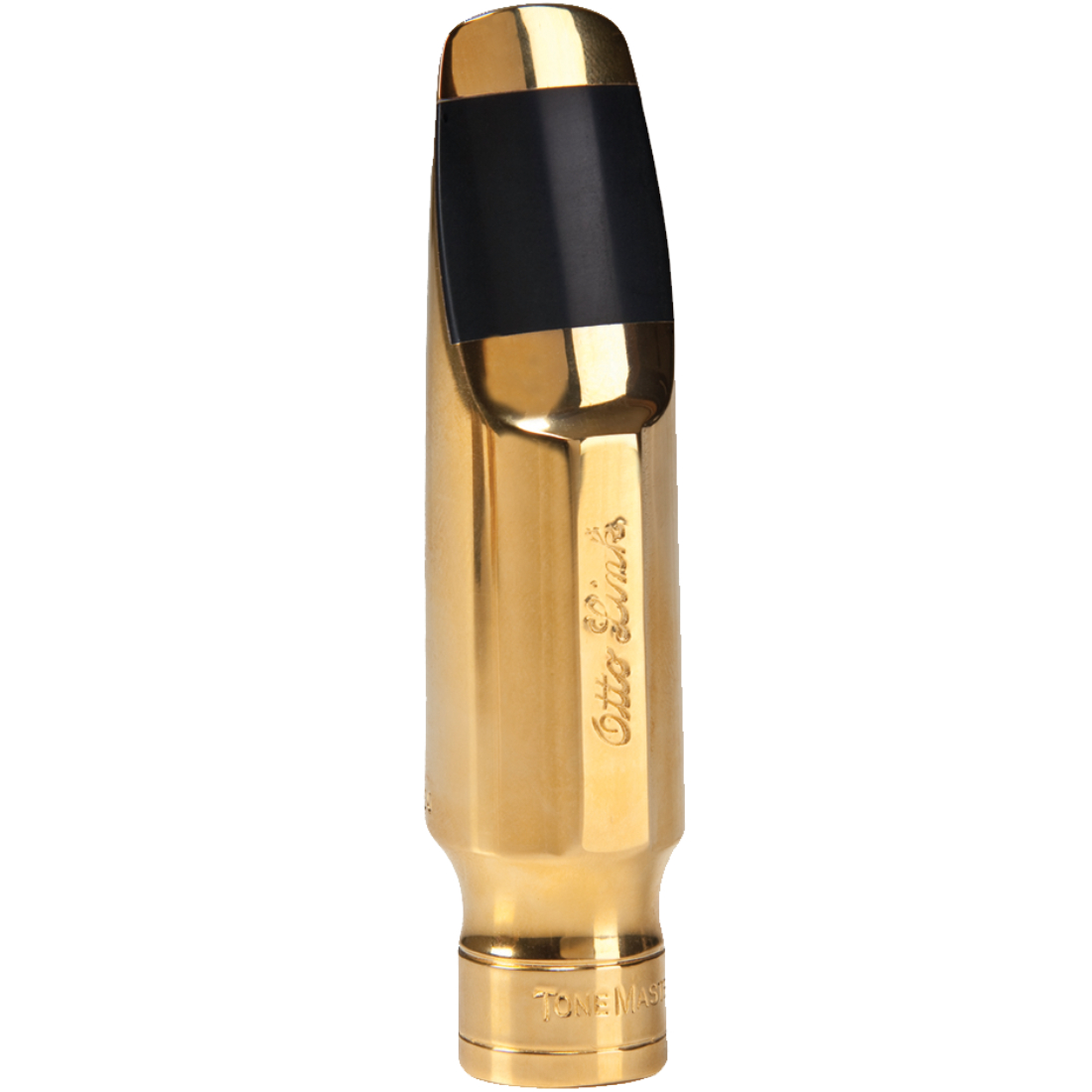Gold plated Otto Link alto saxophone mouthpiece